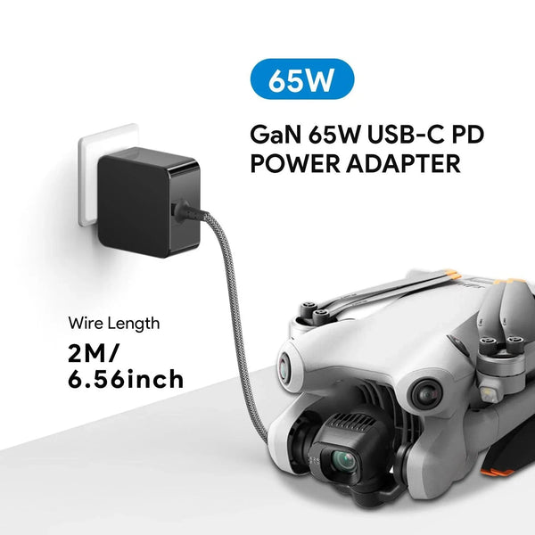 Cargador de corriente XUE® para portátil Type-C 20V-3.25A/15V-3A/9V-2A/5V-2A 65W 1.5M / USB-C (Wall)
