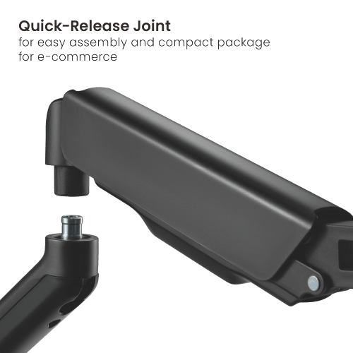 Brazo soporte ergonómico para 1 monitor tipo VESA 17-32