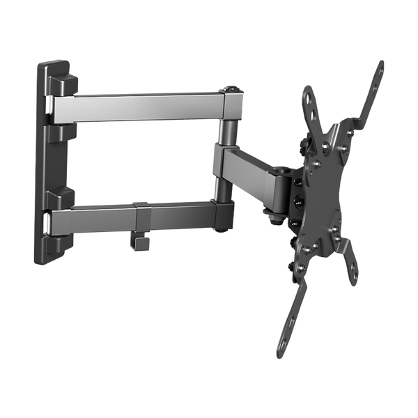 Soporte de Pared para TV 13-42” y 20kg Vesa 75x75-200x200 Metal, color negro, XUE® BAS1342