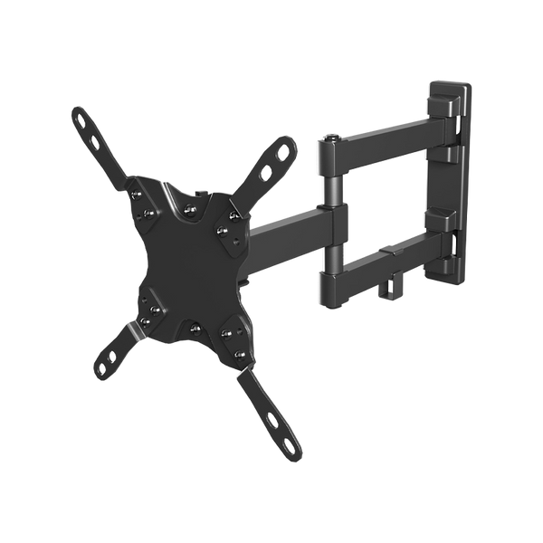 Soporte de Pared para TV 13-42” y 20kg Vesa 75x75-200x200 Metal, color negro, XUE® BAS1342