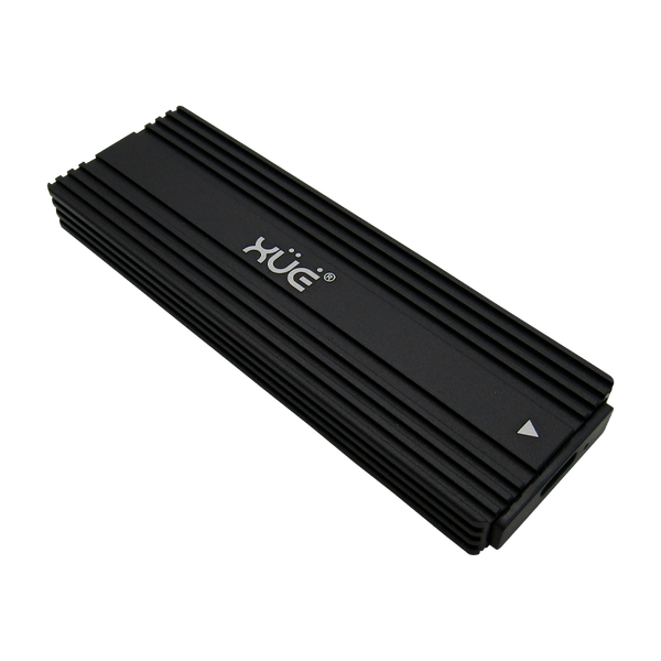 CAJA PCI-E NVME USB-C EXT SSD NVME KEY M & MSATA B+M KEY NEGRO 20Gbps XUE®