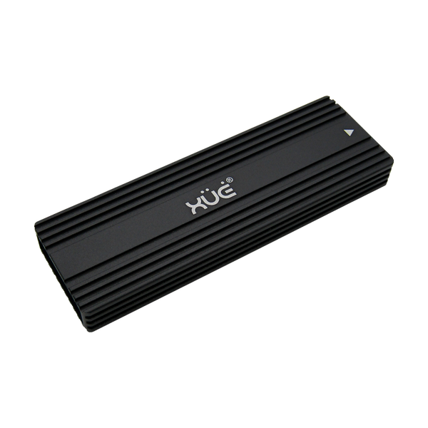 CAJA PCI-E NVME USB-C EXT SSD NVME KEY M & MSATA B+M KEY NEGRO 20Gbps XUE®