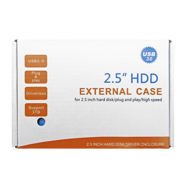 CAJA 2,5 SATA USB 3.0 Externa para Disco Duro y SSD Azul XUE®