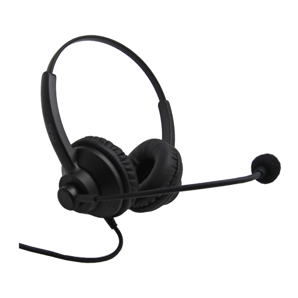 Diadema USB-A XUE® S2 Binaural, Metálica con Mic/Mute Button/Control en Cable 2M, color Negra