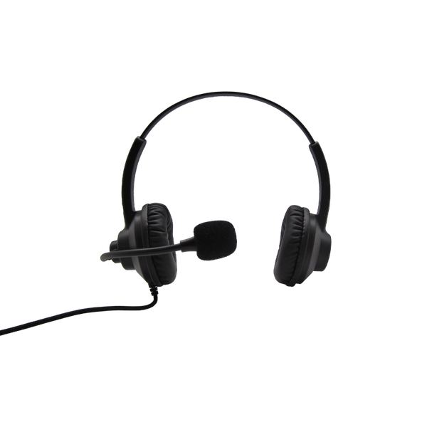 Diadema USB-A XUE® S2 Binaural, Metálica con Mic/Mute Button/Control en Cable 2M, color Negra