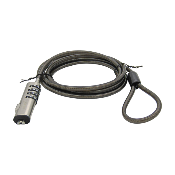 Guaya de Seguridad 4-DIGITOS 2.0MT/4.2MM NANO XUE® (CLAVE)