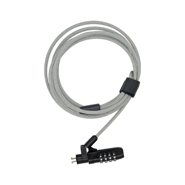 Guaya de Seguridad para portátil de 4-DIGITOS 2mts 4mm Slot NANO XUE® (Clave)