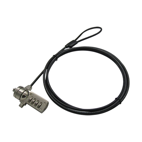 Guaya de seguridad para portátil de 4-Dígitos 1.8M 3.5MM SLOT STD XUE® (CLAVE)