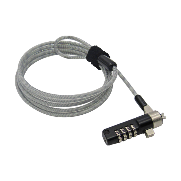 Guaya de Seguridad 4-DIGITOS 2MT/4.2MM Noble Wedge para Laptops Dell