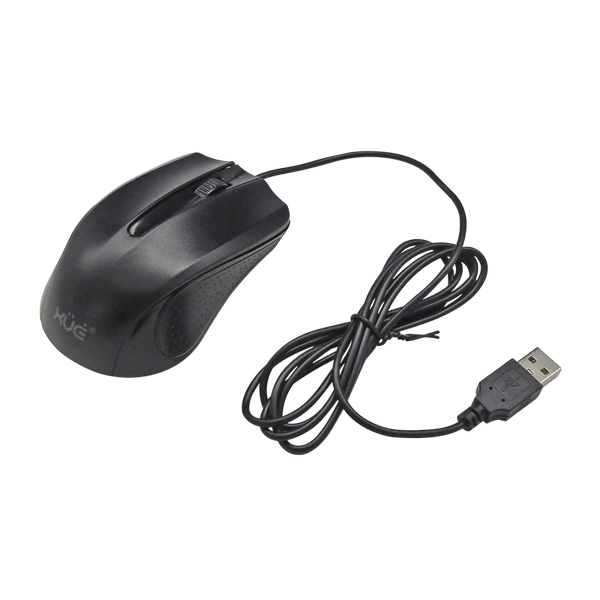 Mouse Óptico USB XUE ST-353 1200 DPI Negro con Botones Silenciosos