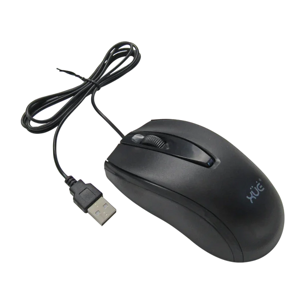 Mouse Óptico USB XUE PRO M400 1200 DPI Negro para Oficina