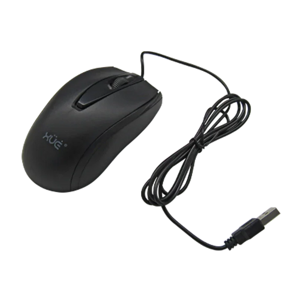 Mouse Óptico USB XUE PRO M400 1200 DPI Negro para Oficina