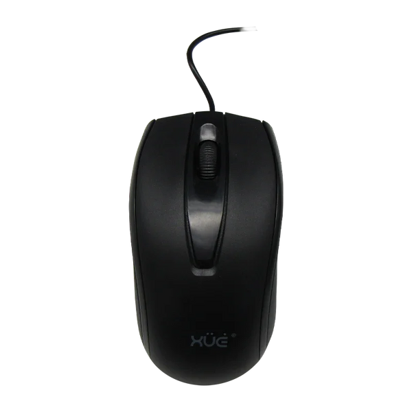 Mouse Óptico USB XUE PRO M400 1200 DPI Negro para Oficina