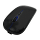 Mouse Inalámbrico Silencioso XUE 1600 DPI USB-C Negro Bluetooth + 2.4GHz