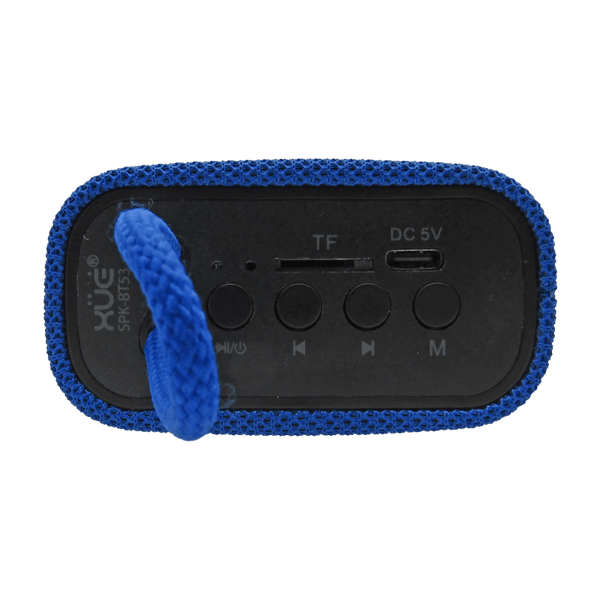 Parlante Bluetooth 5.3 XUE® 5W Azul | USB-C, 500mAh, 10m