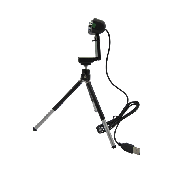 WEBCAM USB 2.0 HD 1080P HD 1920x1080 MIC NEGRA C390 + TRIPODE METALICO 18CM PARA TELÉFONO 6.5