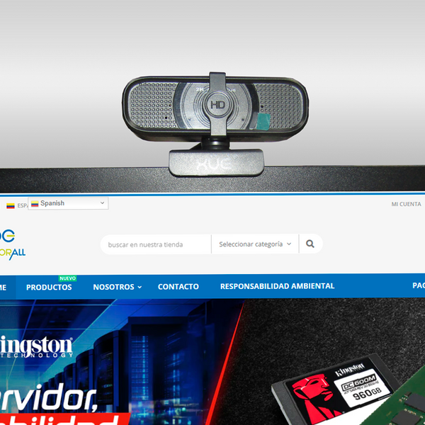 Cámara Webcam USB 2.0 2K 2560 x 1440p con Doble Mic AF Colo Negro, marca XUE® CAPTURE PRO C500