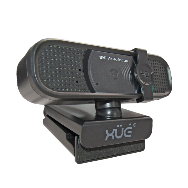 Cámara Webcam USB 2.0 2K 2560 x 1440p con Doble Mic AF Colo Negro, marca XUE® CAPTURE PRO C500
