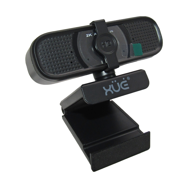 Cámara Webcam USB 2.0 2K 2560 x 1440p con Doble Mic AF Colo Negro, marca XUE® CAPTURE PRO C500