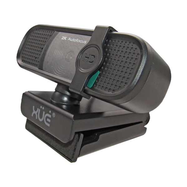 Cámara Webcam USB 2.0 2K 2560 x 1440p con Doble Mic AF Colo Negro, marca XUE® CAPTURE PRO C500