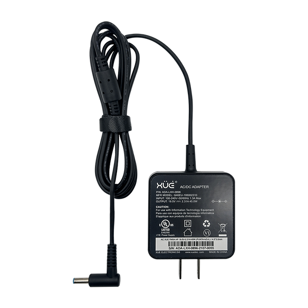 Cargador de corriente XUE® para portátil HP 19.5V-2.31A 45W (Punta azul) / 4.5*3.0