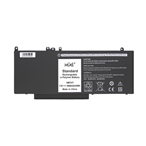 Batería XUE® para portátil DELL LAT E5270 E5470 E5570 7.6V-5800MAH 44WH 6MT4T