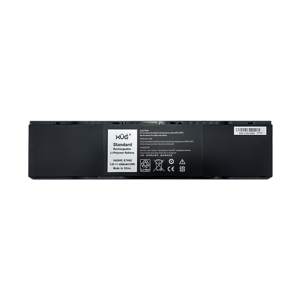 Batería XUE® para portátil DELL E7440 7.4V-4500MAH 33WH 4 Celdas 34GKR