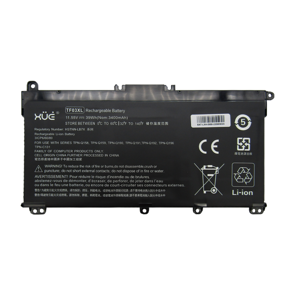 Batería XUE® para portátil HP Pavilion X360 14M-CD 14-BF 11.55V 3.400 mAh/39Wh TF03XL