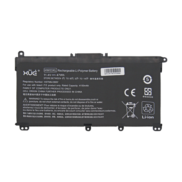 Batería XUE® para portátil HP 240 250 G9 255 G8 G9 11.34V-3620MAH 4-Cel 41WH CI5-11 HW03XL