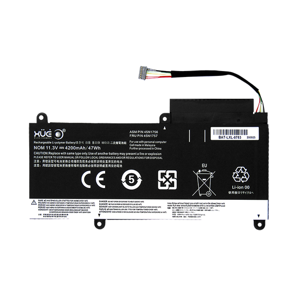 Batería XUE® para portátil LENOVO E450 E460 11.3V-4200mAh 47WH 45N1757
