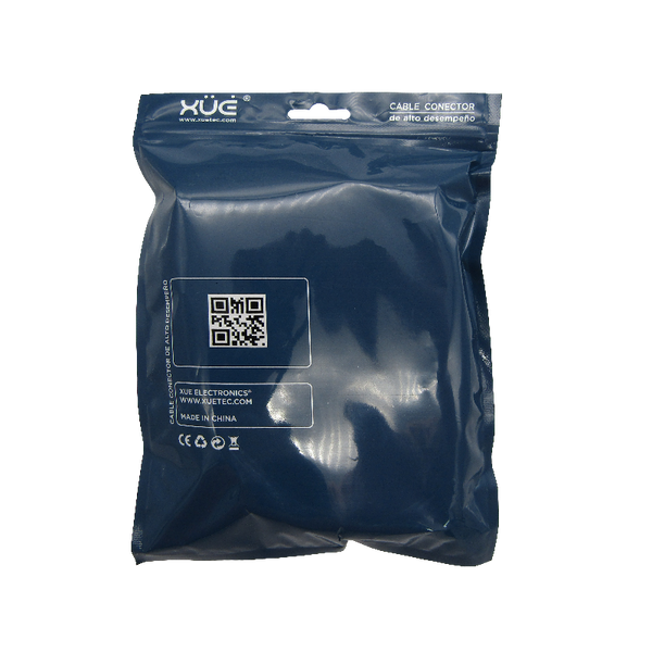 Cable HDMI V2.1 4320P 8K 3M MACHO A HDMI MACHO NEGRO 19+1 30AWG OD 6.0MM XUE®