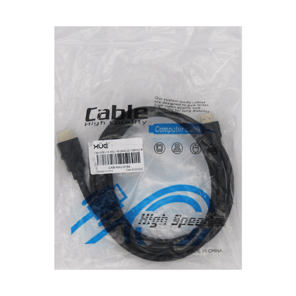 Cable HDMI v1.4 1080p 1.8M Macho a HDMI Macho 14+1 28AWG CCS OD 7.0MM CON FILTROS XUE® - PCS FOR ALL SAS