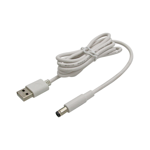 Cable USB-A A 5.5*2.5*10mm 1.2M BLANCO XUE®