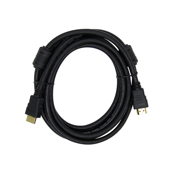 Cable HDMI v2.0 2160p 3M Macho a HDMI Macho Negro 4K 3D 19+1 28AWG OD 7.3MM c/filtros XUE®