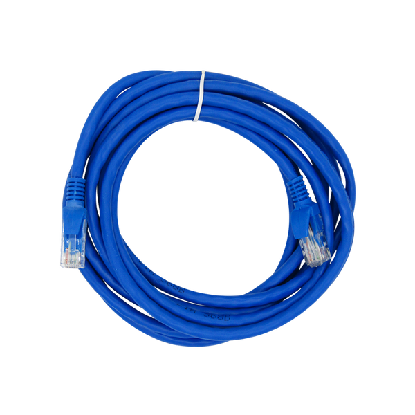 Cable Patchcord UTP CAT6E 10m 26AWG CCA PVC Azul XUE®