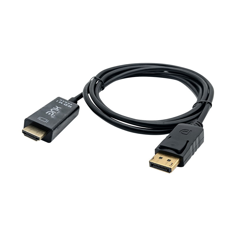 Cable Adaptador DisplayPort A HDMI - 1.8 M, Macho A Macho, Soporta 1080p Y Audio, Chapado En Oro