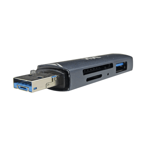 Convertidor USB-C OTG a USB 3.0 Adaptador SD CARD Lector, color Gris, marca XUE®