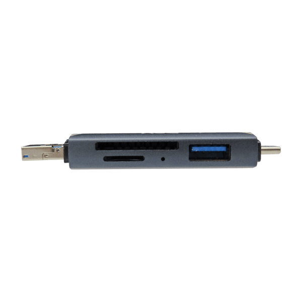 Convertidor USB-C OTG a USB 3.0 Adaptador SD CARD Lector, color Gris, marca XUE®