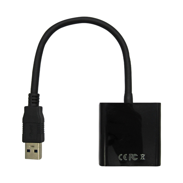 Convertidor USB 3.0 a VGA resolución 1920 * 1080p marca XUE®