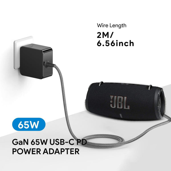 Cargador de corriente XUE® para portátil Type-C 20V-3.25A/15V-3A/9V-2A/5V-2A 65W 1.5M / USB-C (Wall)