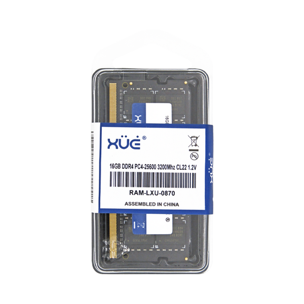 Memoria RAM para Laptop DDR4 PC4-25600 16GB 3200MHZ CL22 1.2V LAPTOP marca XUE®