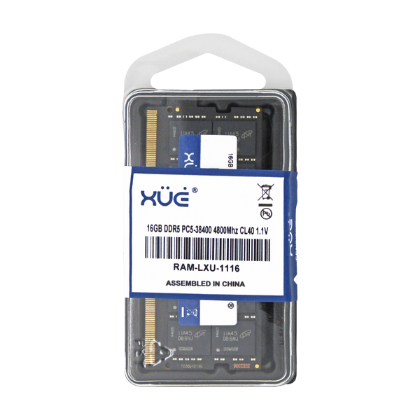 RAM para Laptop DDR5 PC5-38400 16GB 4800MHZ CL40 1.1V XUE®
