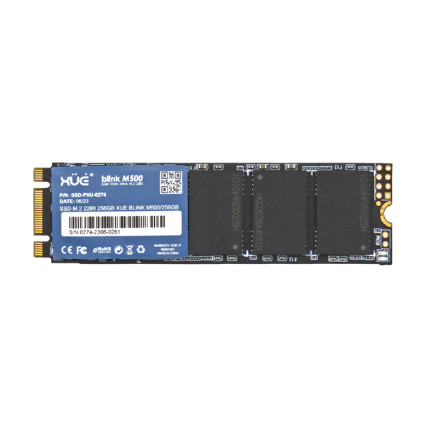 Disco de Estado Sólido SSD M.2 MSATA 2280 256GB Blink M500/256GB 520MB/S Marca XUE®