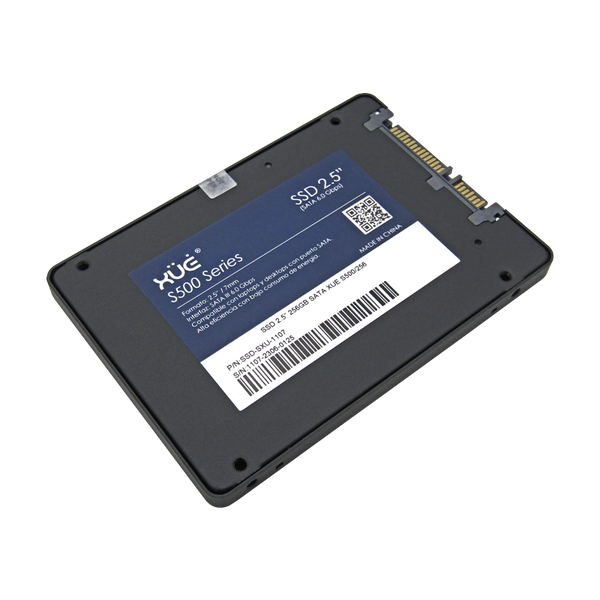 Disco de Estado Sólido SSD 2.5 256GB SATA XUE® BLINK S500/256 550MB/S (TRAY PACKING)