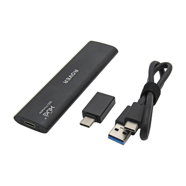 Disco de Estado Sólido SSD externo USB 3.2 GEN 2 TIPO C 1TB EXT. XUE® ROVER C500 450MB/s (Negro)