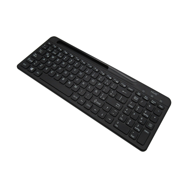 Combo Teclado Externo Wireless Compacto LATAM + Mouse 1600DPI, 2.4GHZ + BT 5.0, Batería 500MAH, USB-C, Color Negro, W1500 XUE®