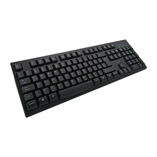 Teclado USB 2.0 Desktop, Idioma Latino Americano, Color Negro XUE® PRO T400 (SIN MOUSE)