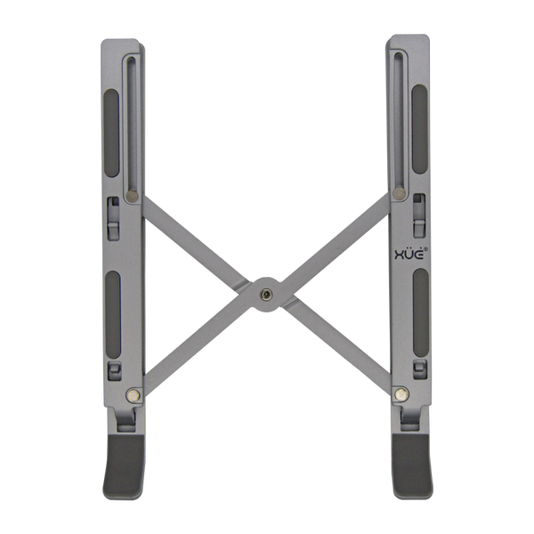 Base portable de aluminio tipo stand de 6-posiciones, para laptops hasta 15.6