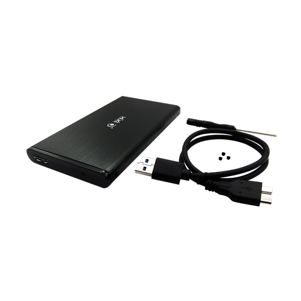 CAJA 2,5" SATA USB 3.0 Externa para Disco Duro y SSD Negra