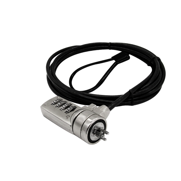 Guaya de seguridad para portátil de 4-Dígitos 1.8M 3.5MM SLOT STD XUE® (CLAVE)